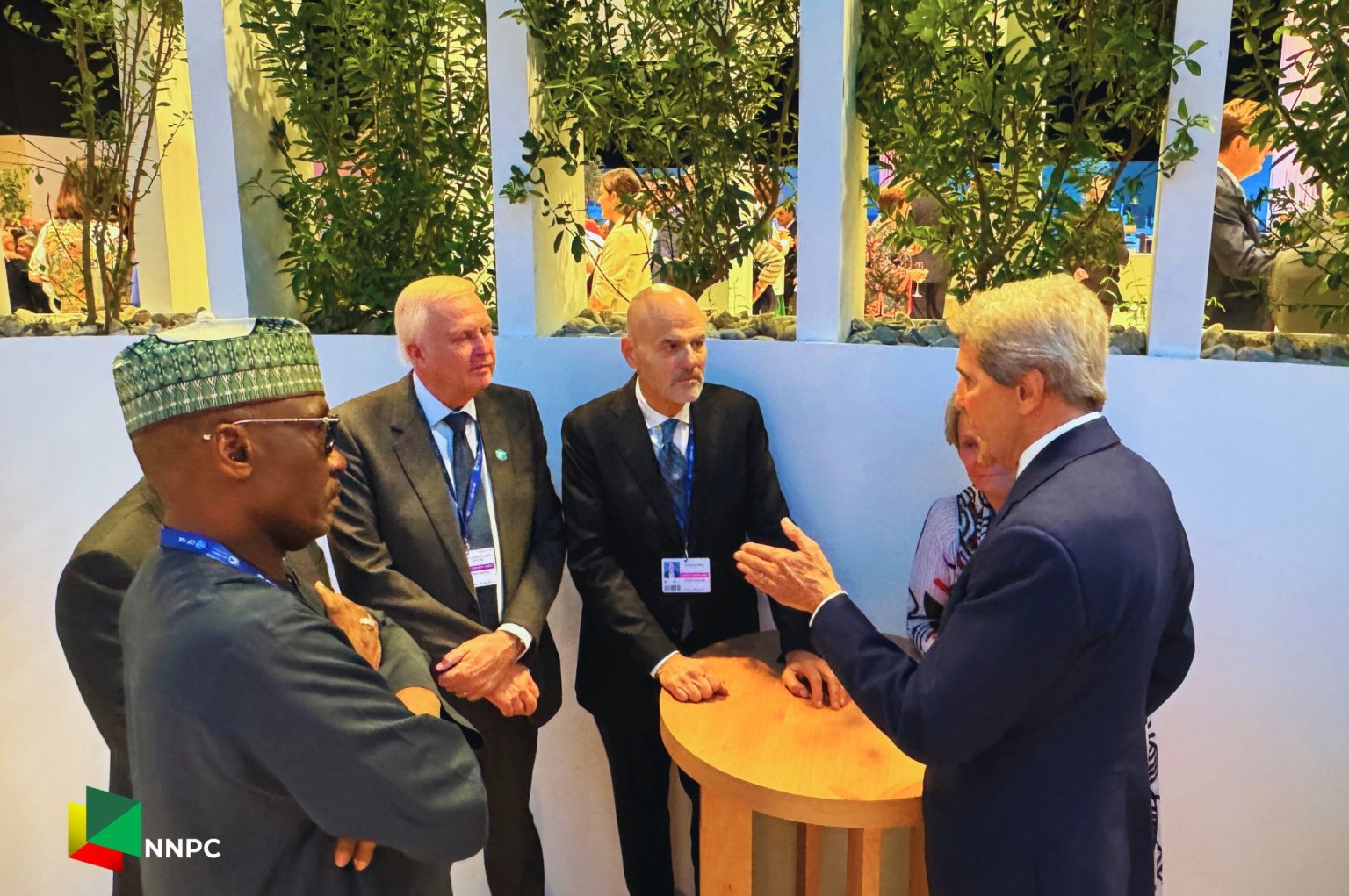 NNPCL’s Kyari, Kerry, Moynihan, others discuss climate issues at COP28 Kyari