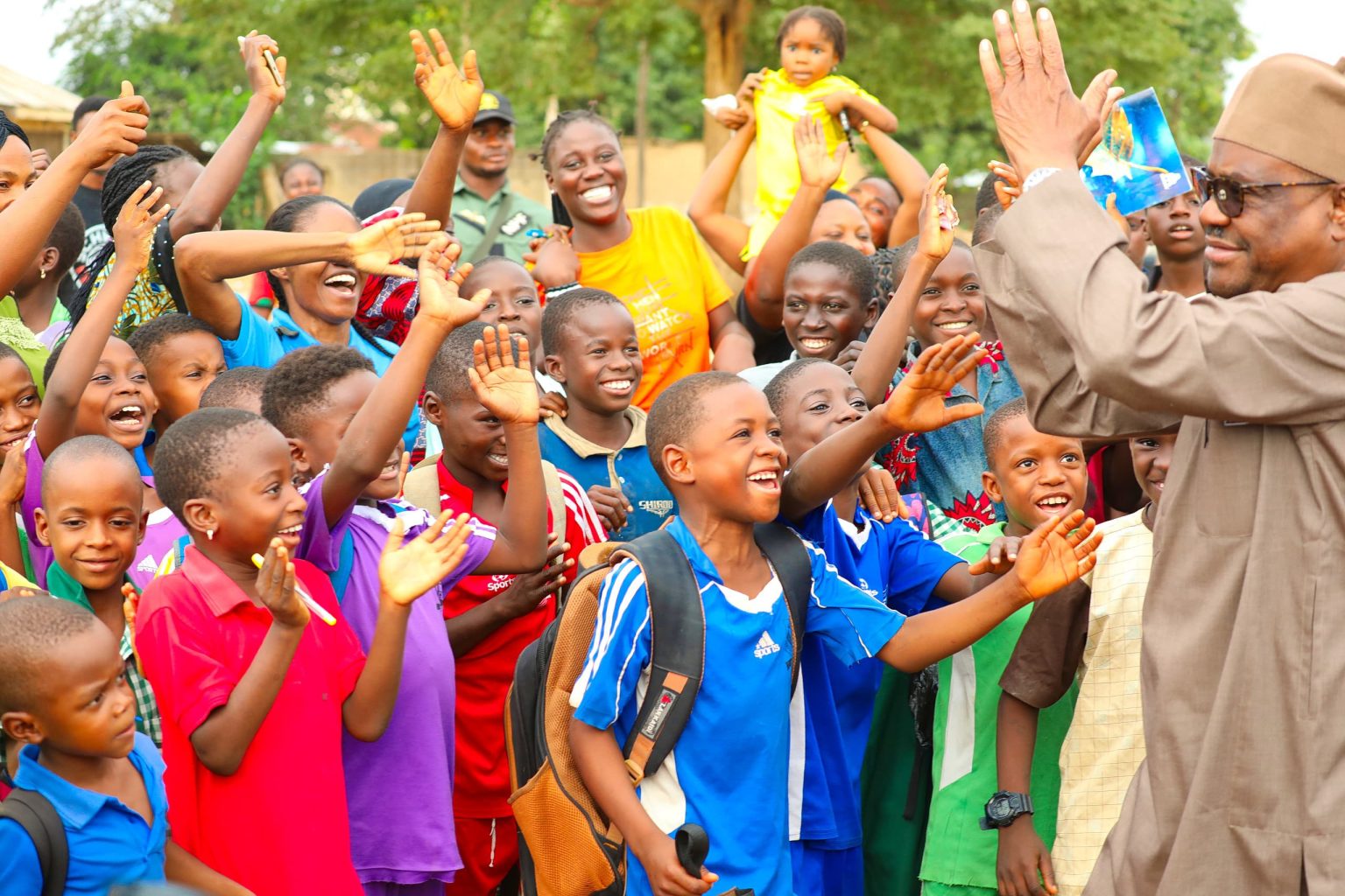 Minister Wike’s massive projects excite Abuja school children … As Tinubu approves landmark commissioning