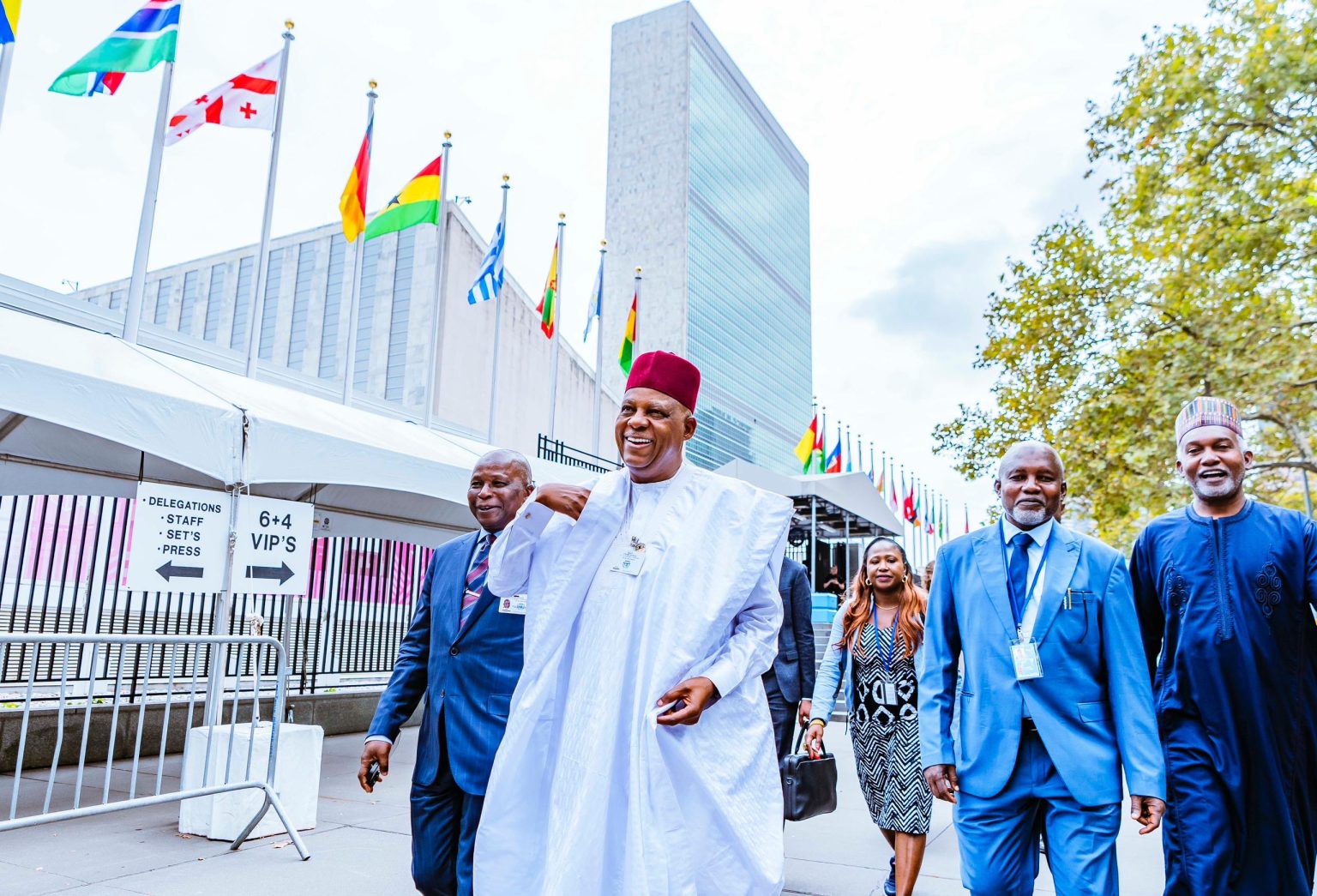 @UNGA 80th, Shettima holds bilateral talks with Namibian leader, delivers Nigeria’s national statement