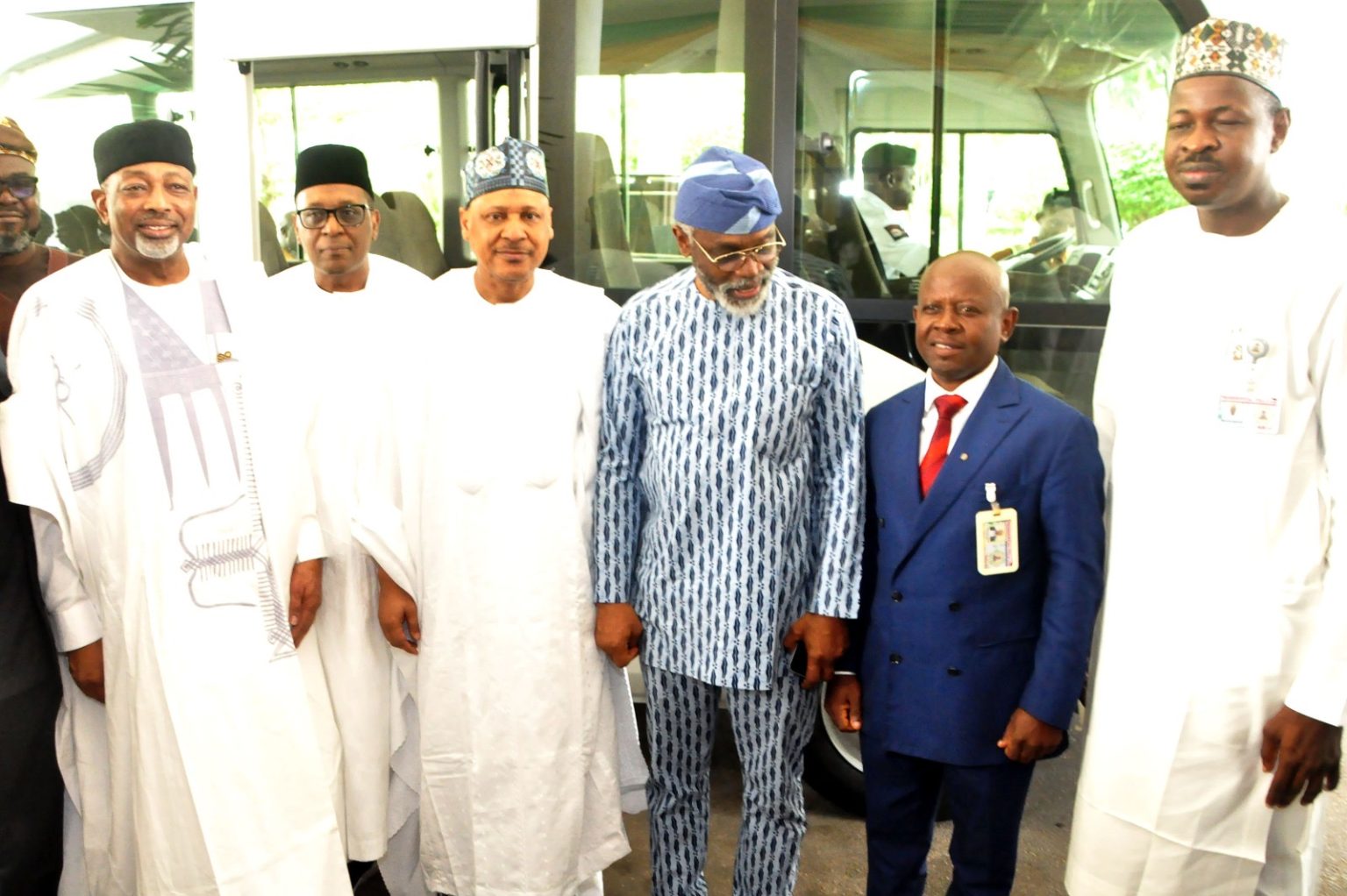 First Lady Oluremi Tinubu gifts coaster bus to Aso Rock reporters
