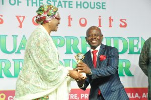 Aso Villa press corps chairman Anule wins leadership award