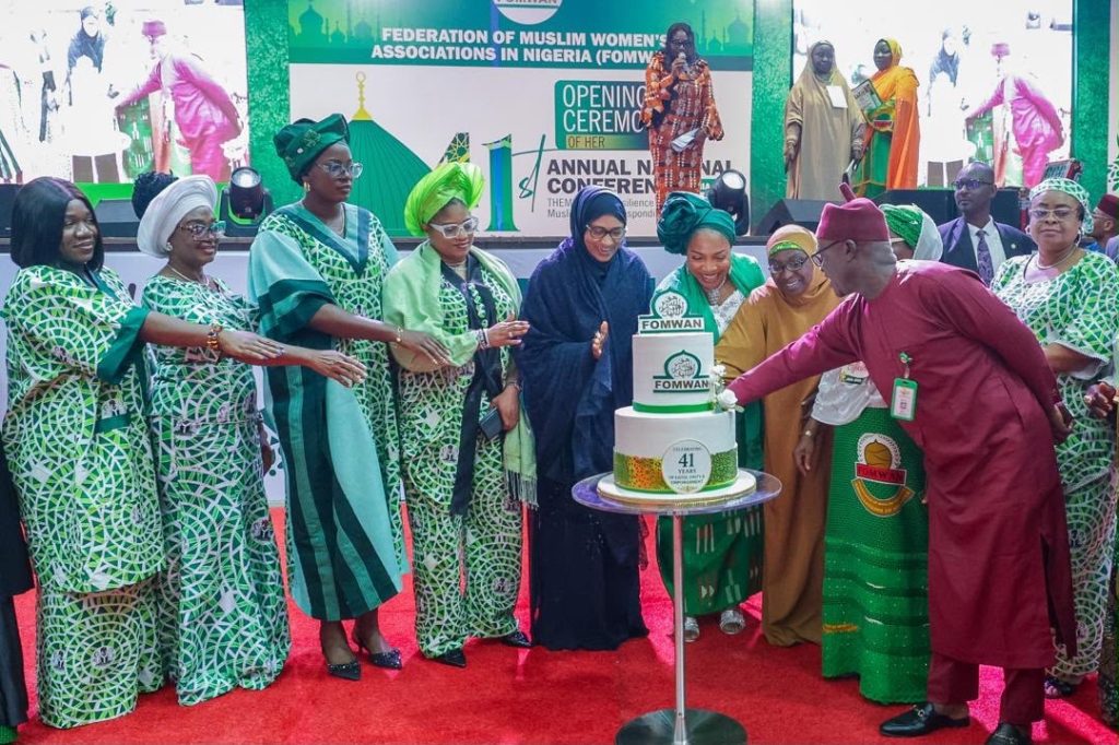 First Lady Tinubu urges Muslim women to deepen faith, resilience, civic duty at FOMWAN conference