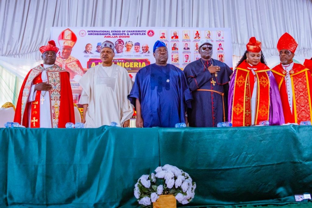 SGF Akume urges Church to help steady Nigeria ahead 2027 polls, says national security begins with trust