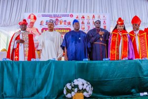 SGF Akume urges Church to help steady Nigeria ahead 2027 polls, says national security begins with trust