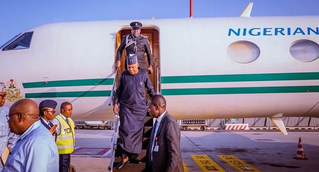 Shettima returns to Nigeria after UNGA 81