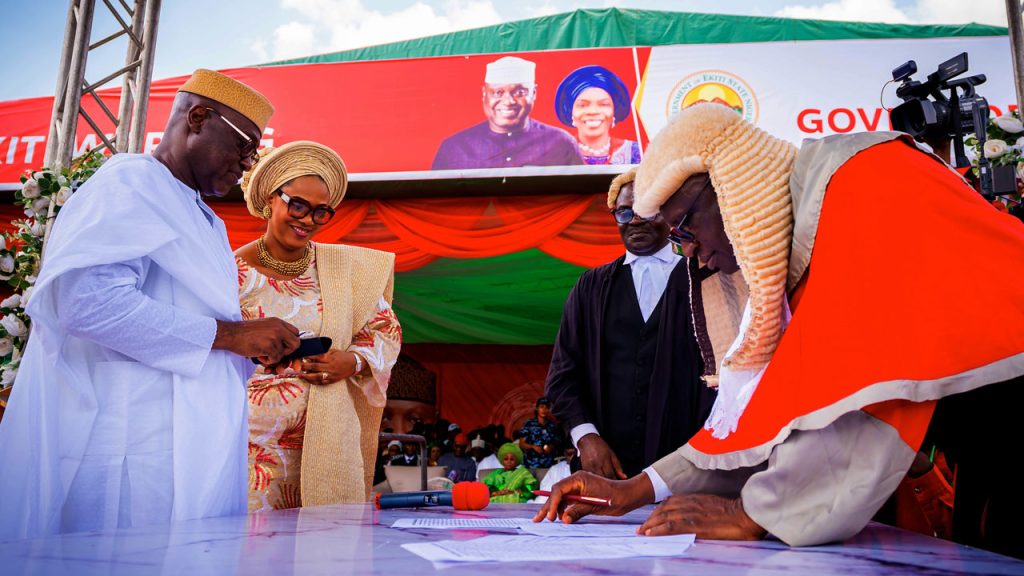 Oyebanji breaks Ekiti jinx, sworn in for second term