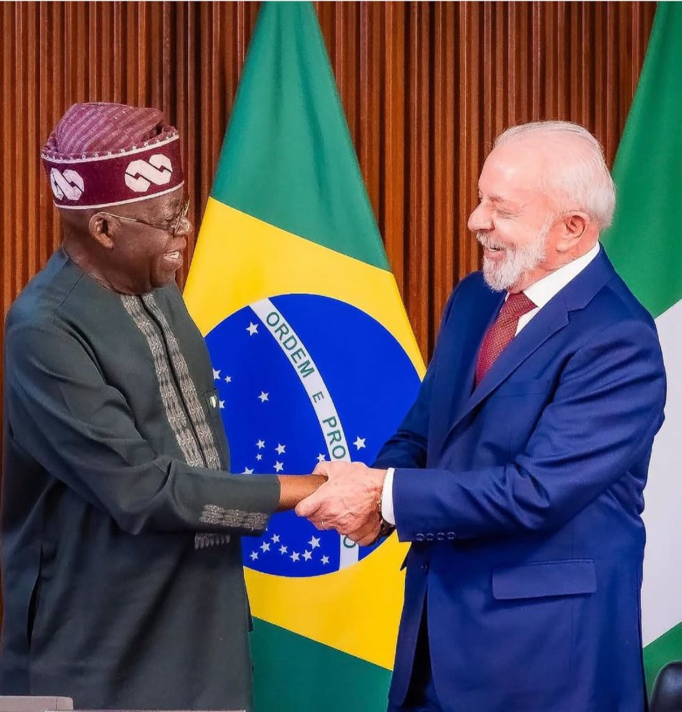 Tinubu congratulates Brazil’s Lula on re-election, seeks deeper Nigeria-Brazil ties