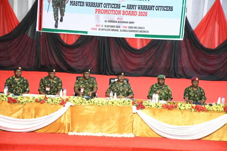 Army screens over 500 for Warrant Officer promotion